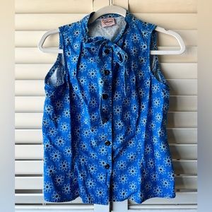 Heart of Haute Atomic Bow Blouse Large